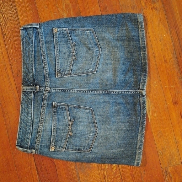 Gap Factory Denim Skirt Sz 1 - Picture 4 of 7